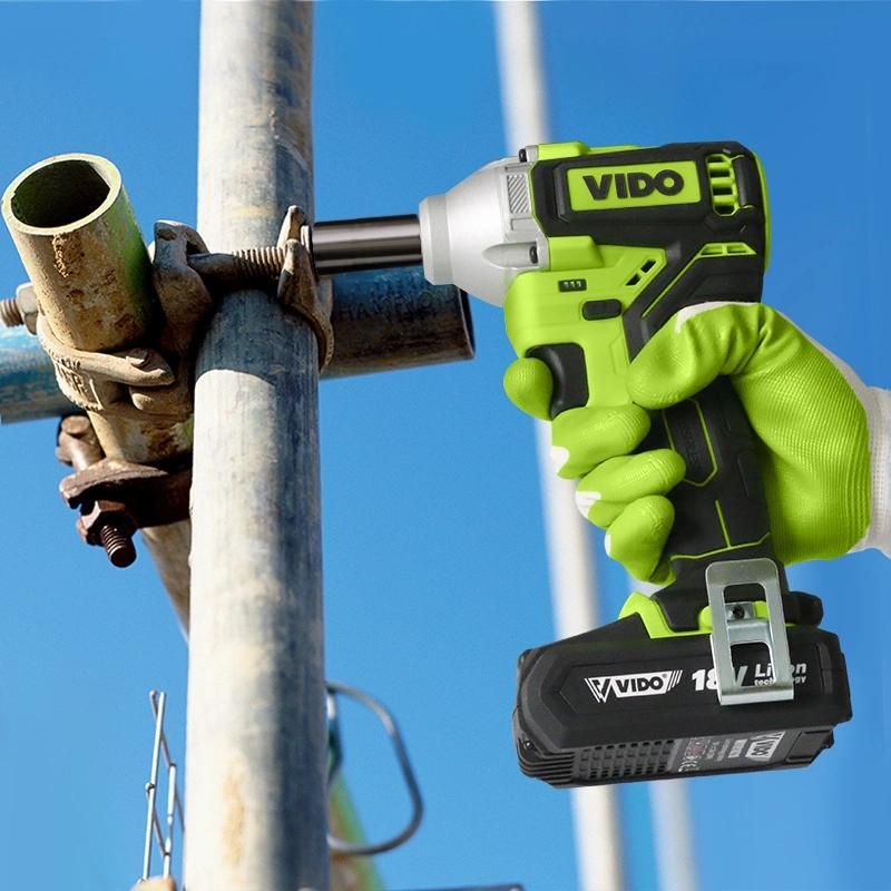 Vido Lithium Battery Handheld Cordless 18V Brushless Impact Wrench