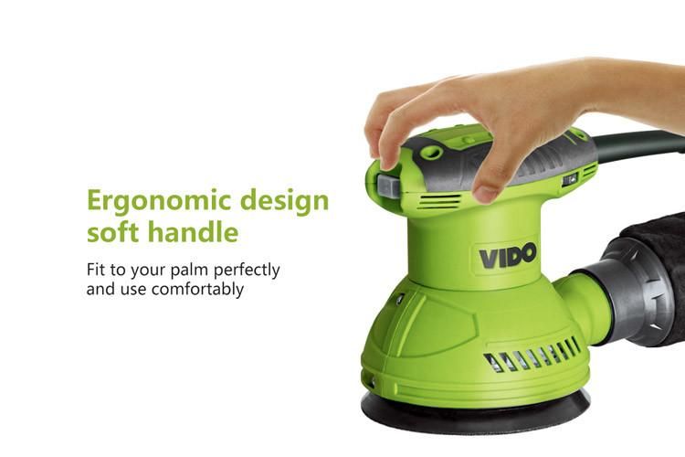 Vido Professional and Electric Cheap Rotary Spindle Random Orbital Sander