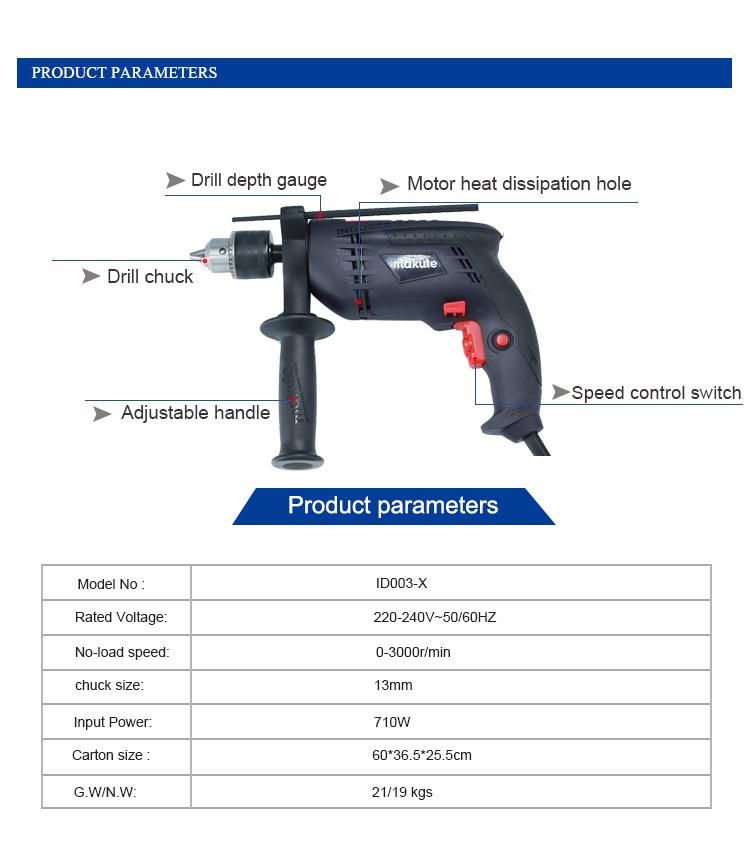 Makute Dental 13mm Driver Professional Wells Used Sale Impact Drill