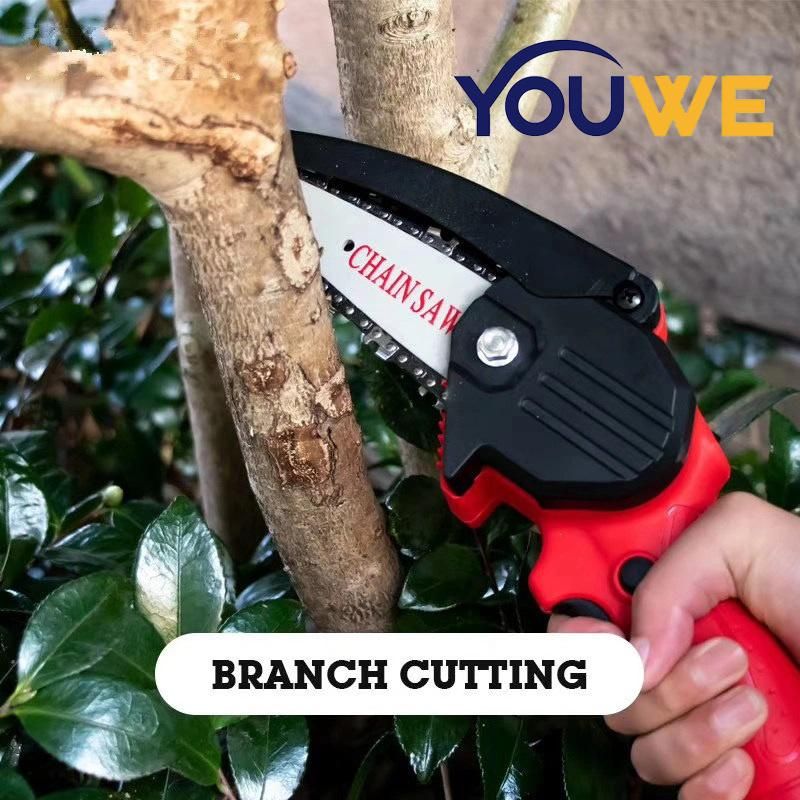 Lithium Battery Chainsaw 6" with Auto Filler Oil with High Quality Chain.