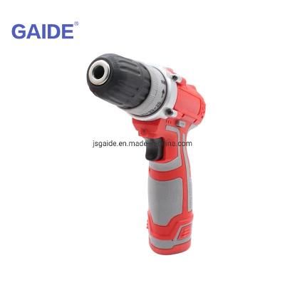 Cordless Drill 10mm 12V Screwdriver Mkt Design 3/8&prime;&prime; Lithium Battery