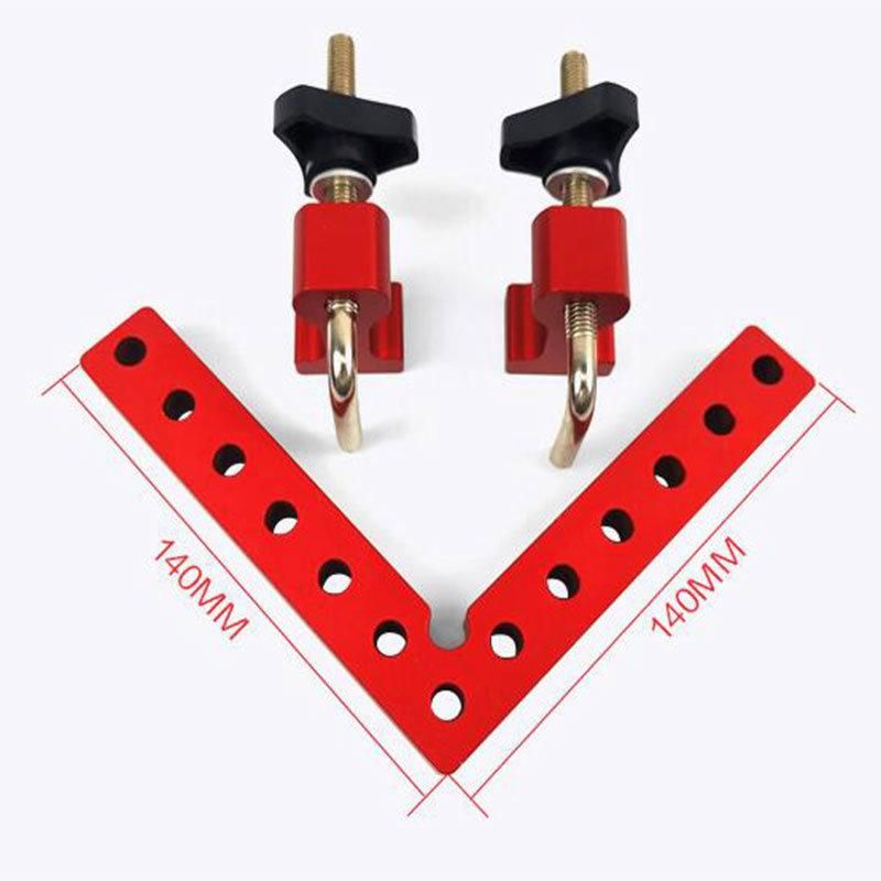 Positioning Squares Alloy Right Angle L Block Woodworking Carpenter with Fixing Clip 90 Degree Clamp 100120140 mm Electric Tools Drill Parts