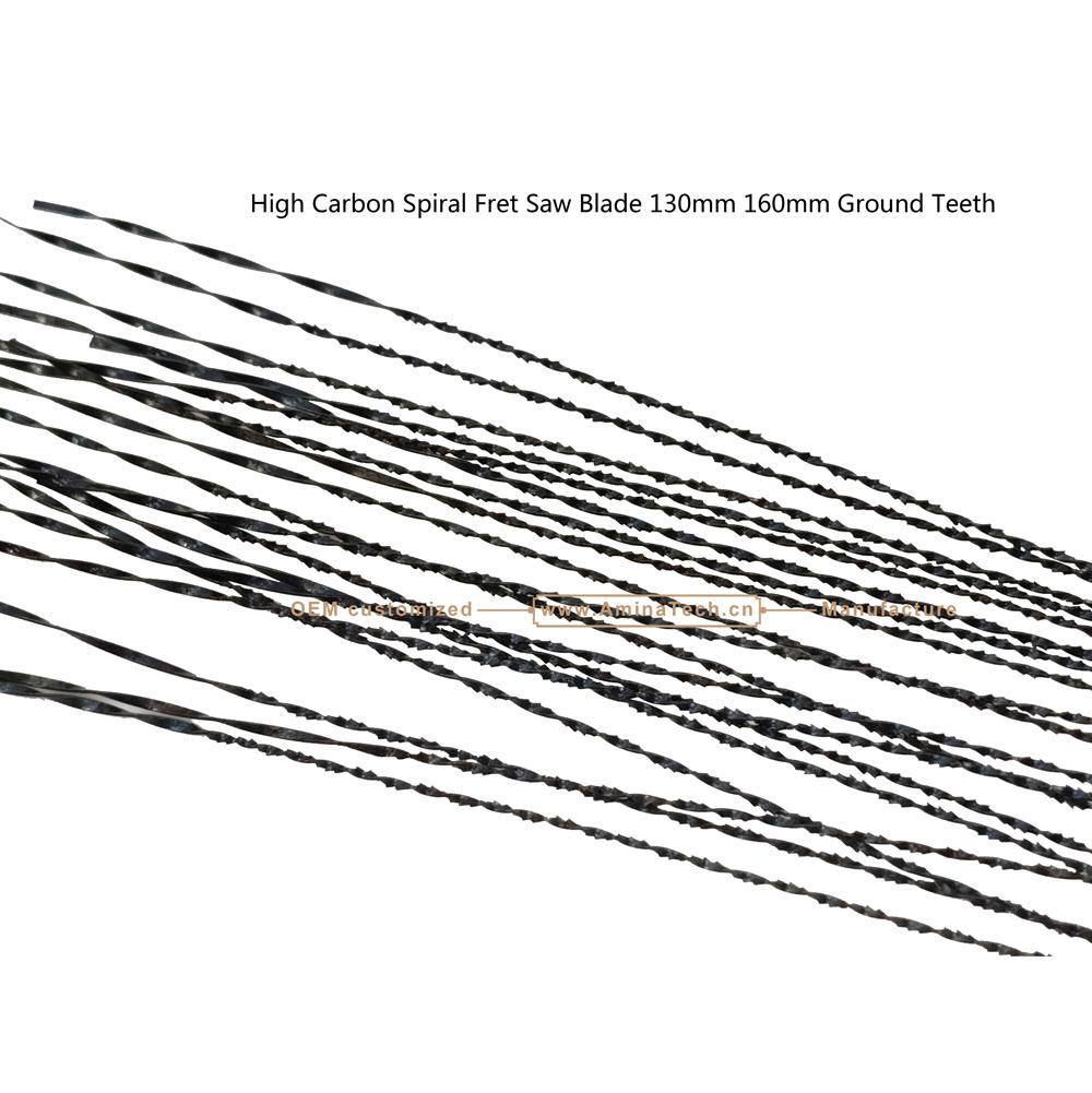 High Carbon Spiral Fret Saw Blade 130mm 160mm Ground Teeth,Hand Tools