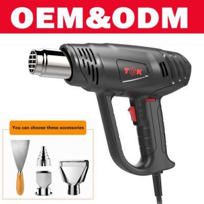 2000W Hot Air Heat Gun The Whole Body Is Dark Black, with a New Appearance Hg5520