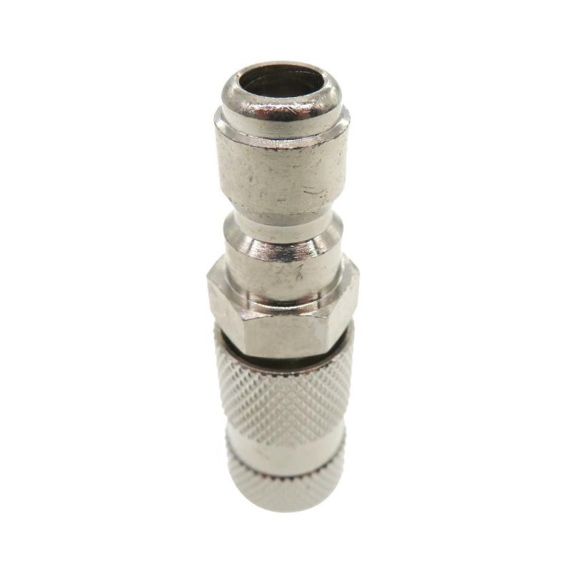 Cross-Border Supply Copper Nozzle 360 Metal Nickel-Plated High-Pressure Cleaner 1/4 Inch Quick-Connect Water Gun Nozzle