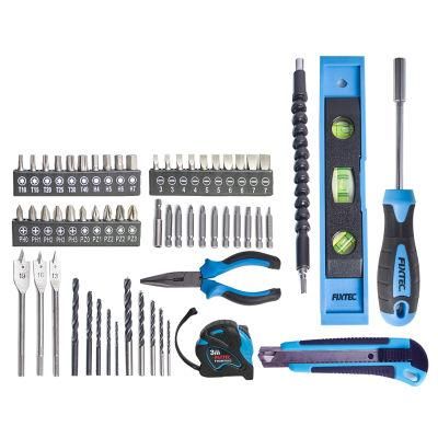 Fixtec Cordless Drill Set Power Tools Combo Kit with 60PCS Other Power Tool Accessories
