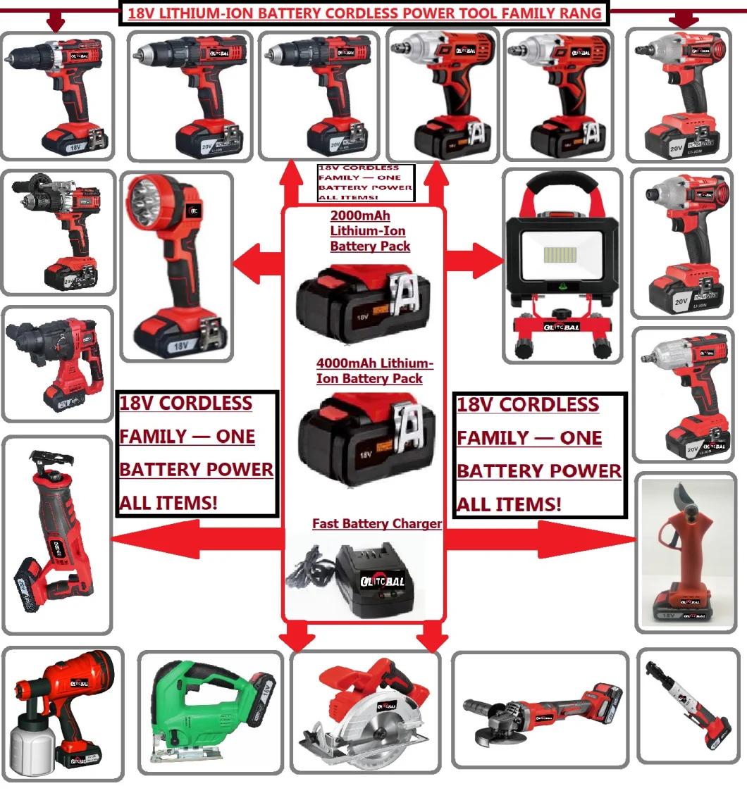 18V Electric Brushless Li-ion Battery Cordless Rotary Hammer