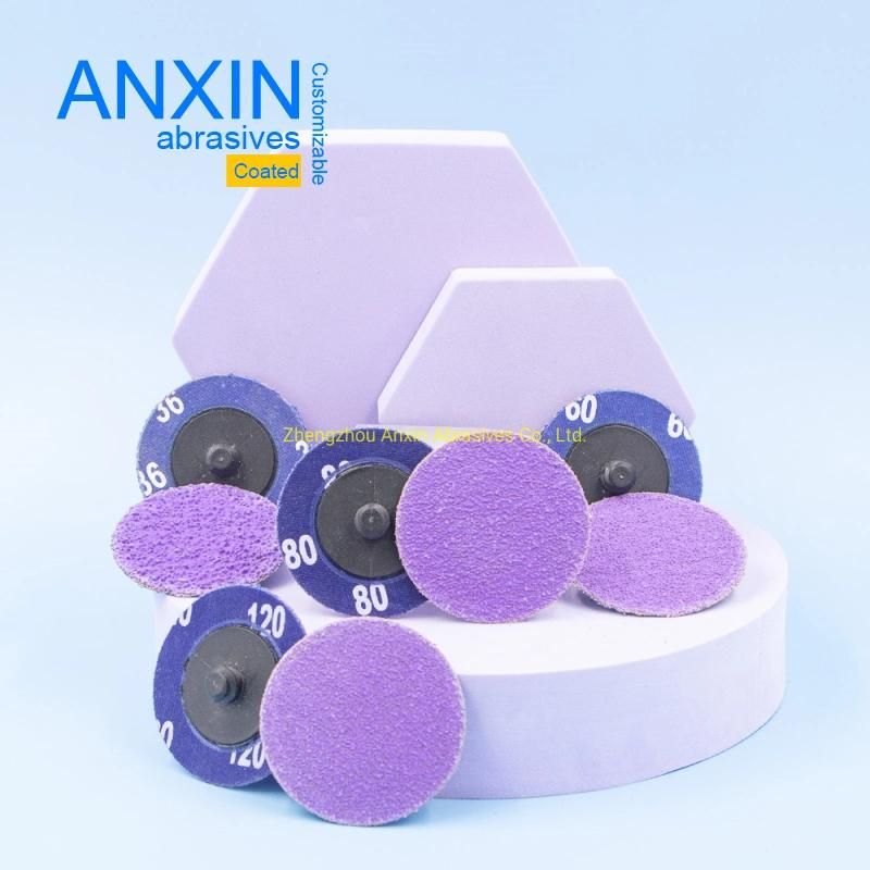 2" Ceramic Purple Quick Change Disc Factory Directly Sale