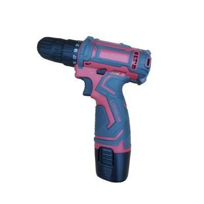 Rechargeable Power Tool 12V 1.3ah 10mm Cordless Drill