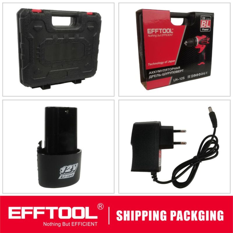 Good Quantity Power Tool Efftool Adjustable Speed Cordless Drill