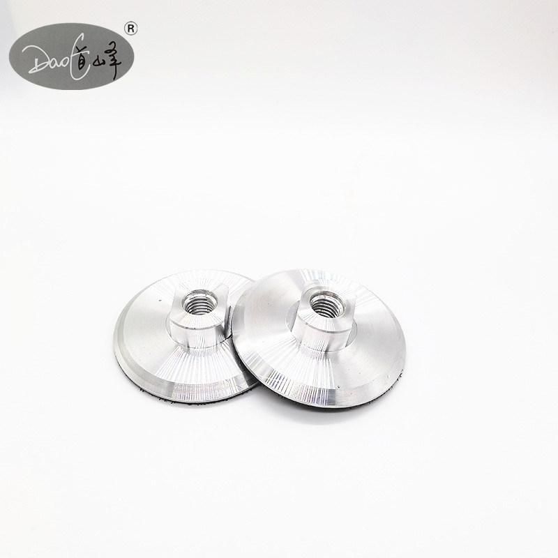 Daofeng 3inch 80mm Polishing Backing Pad Heavy-Duty Aluminium Backer