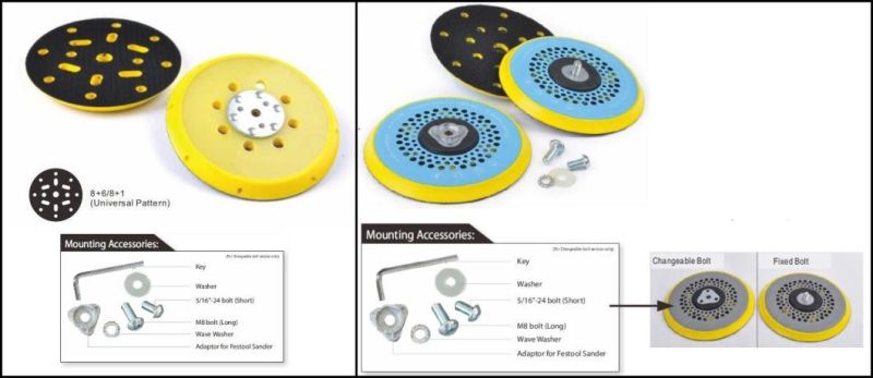 6inch Sanding Backing Pad with Accessories