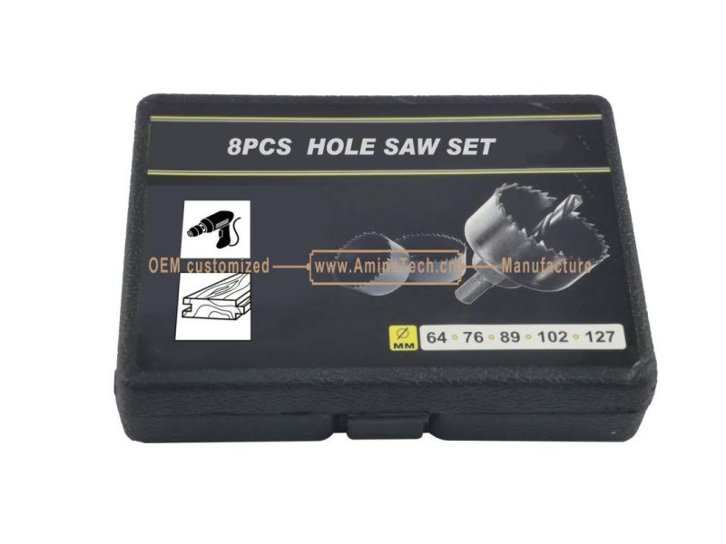 8PC High Carbon Steel Hole Saw Set,Power Tools ,