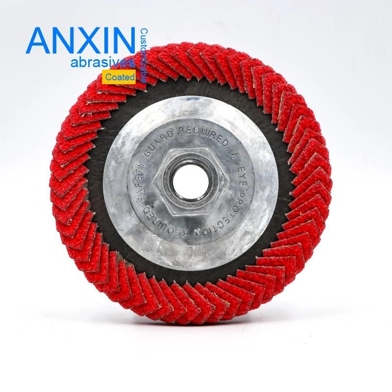 Curved Flap Disc 5/8" -11 Metal Screw 115mm Xk850
