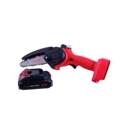 Lithium Battery Chainsaw 6&quot; with Auto Filler Oil with High Quality Chain.