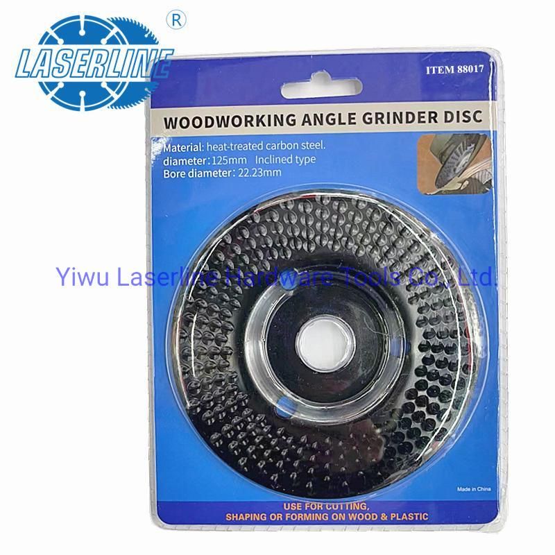 Hot-Selling 5inch Rotary Disc Bore Woodworking Grinding Wheel for Angle Grinder