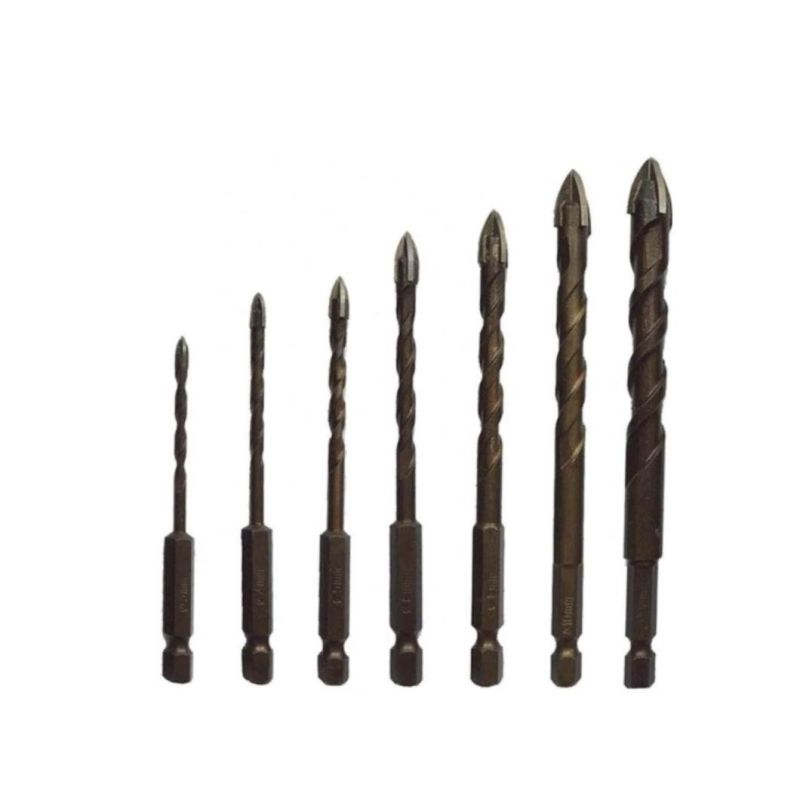 7PC Titanium Drill Bits with Plastic Box