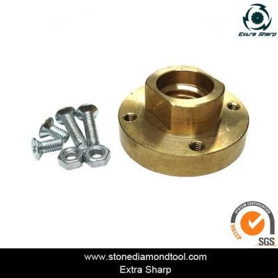 4 Srews Brass Flange Adapter for Stone Saw Blade