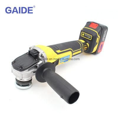 Speed Adjustable Cordless Angle Grinder Speed 3 Functions