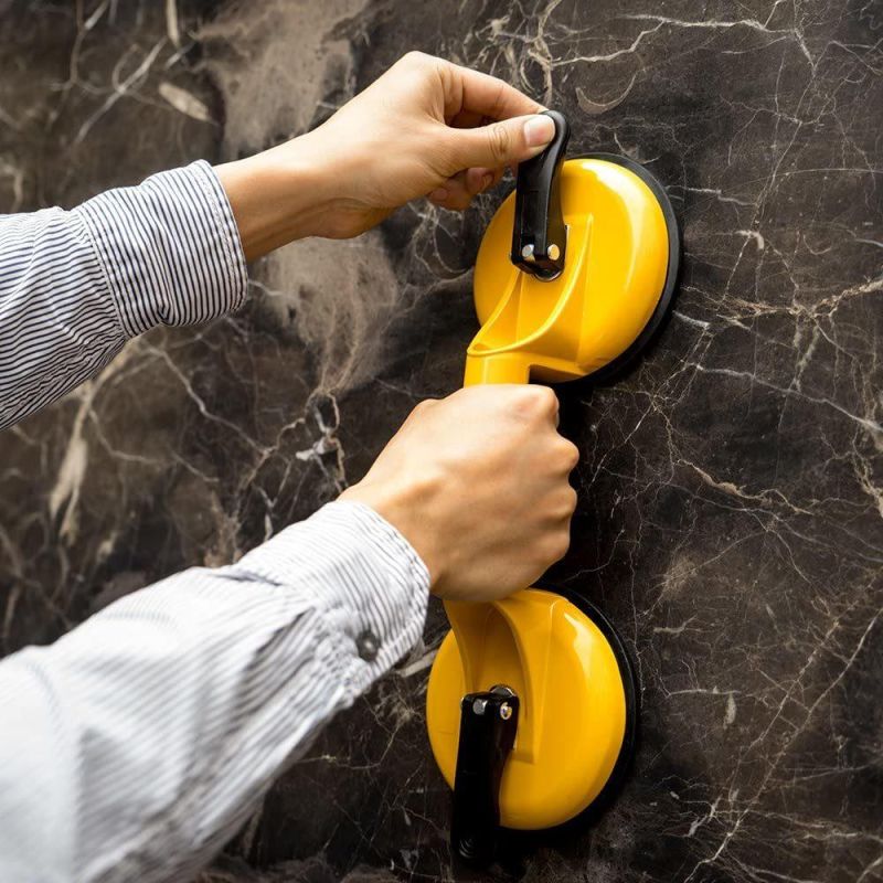 Heavy Duty Aluminum Vacuum Plate Handle Glass Suction Cup