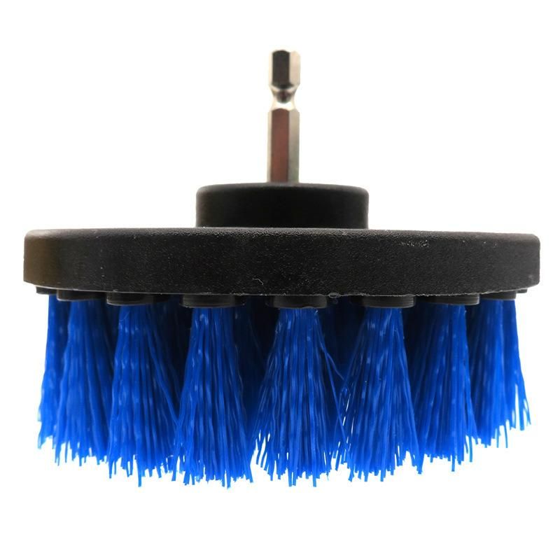 Electric Drill Brush Blue 15-Piece Set Home Kitchen Cleaning Car Beauty Electric Cleaning Brush