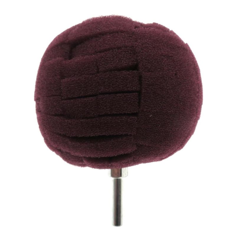 Cross-Border Supply 80mm Jujube Red Car Wheel Brush Sponge Ball Car Waxing Sponge Wheel Car Wash Sponge