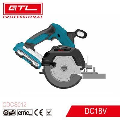 185mm Blade 18V Cordless Li-ion Battery Parallel Guide Electric Circular Saw Ideal for Wood, Plastic, Soft Metal (CDCS012)