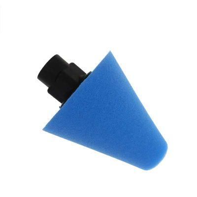 Cross-Border Supply 75mm Blue Car Wheel Sponge Brush Polishing Disc Wheel Steel Ring Polishing Waxing Sponge Wheel