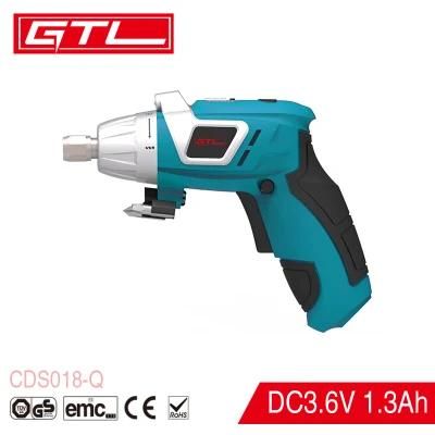 Quick Release Rechargeable Lithium Drilling Tools Portable Cordless Screwdriver (CDS018-Q)