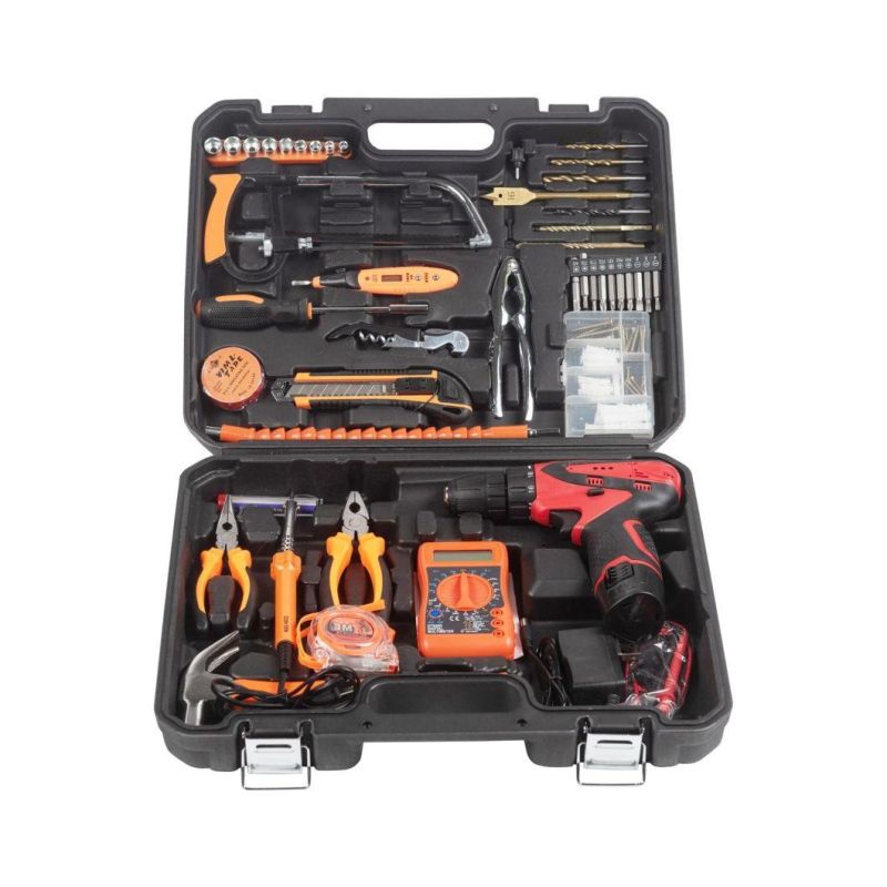 Portable Pocket Drill with Recharged Batteries. 34-56 PCS Accessories (option) 