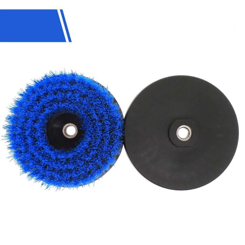 Electric Cleaning Brush 6 Inch Hollow Rodless M14-2 Blue Electric Cleaning Brush Head
