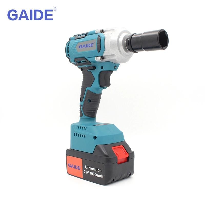 New Design Heavy Duty 20V Cordless Impact Wrench with 2 Batteries