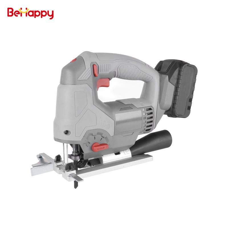 Behappy Battery Lithium Electric Power Saw Wood Cutting Cordless Jig Saw Machine