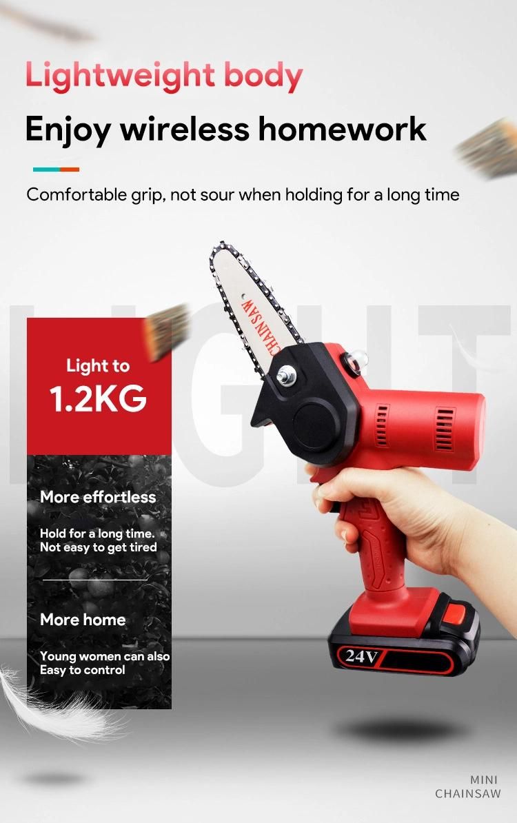 Lightweight Pruning Shears Electric Chainsaw for Tree Branch Wood Cutting