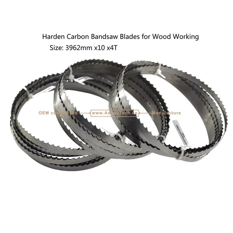 Harden Carbon Band Saw Blades for Wood Working Size: 3962mm X10 X4T