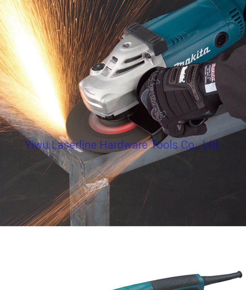 Original Makita 2200W Heavy Duty 230mm 9 Inch Electric Angle Grinder with Wear Resistant Grear Large-Capacity Durable Switch