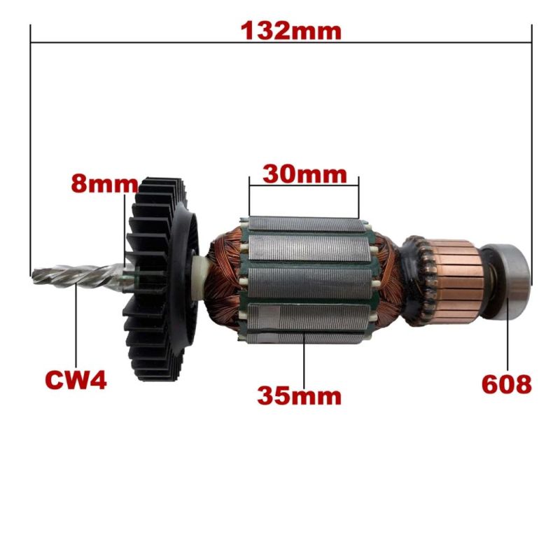 AC220V-240V Armature Rotor Anchor Replacement for Dewalt Cordless Drill