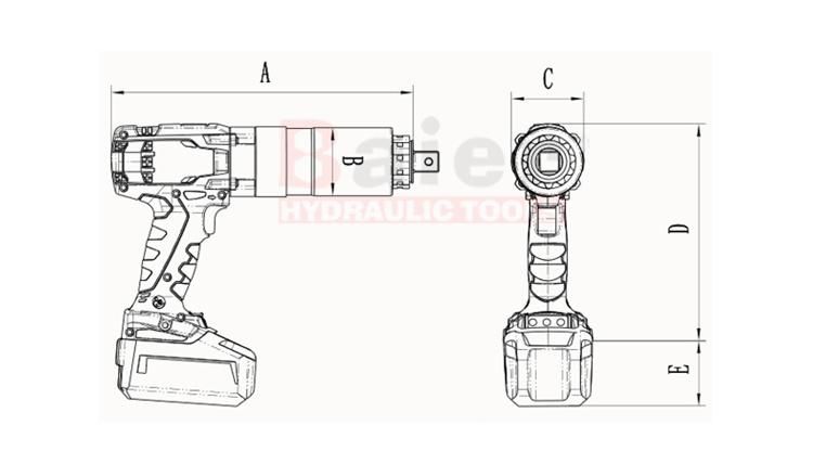 Battery Nut Runner Battery Torque Wrench Electric Torque Gun