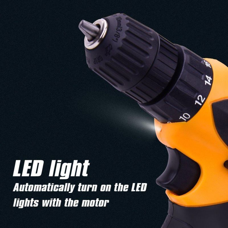 12V Impact Drill Power Drill Cordless Impact Drill Hammer Drill Power Tool Cordless Drill