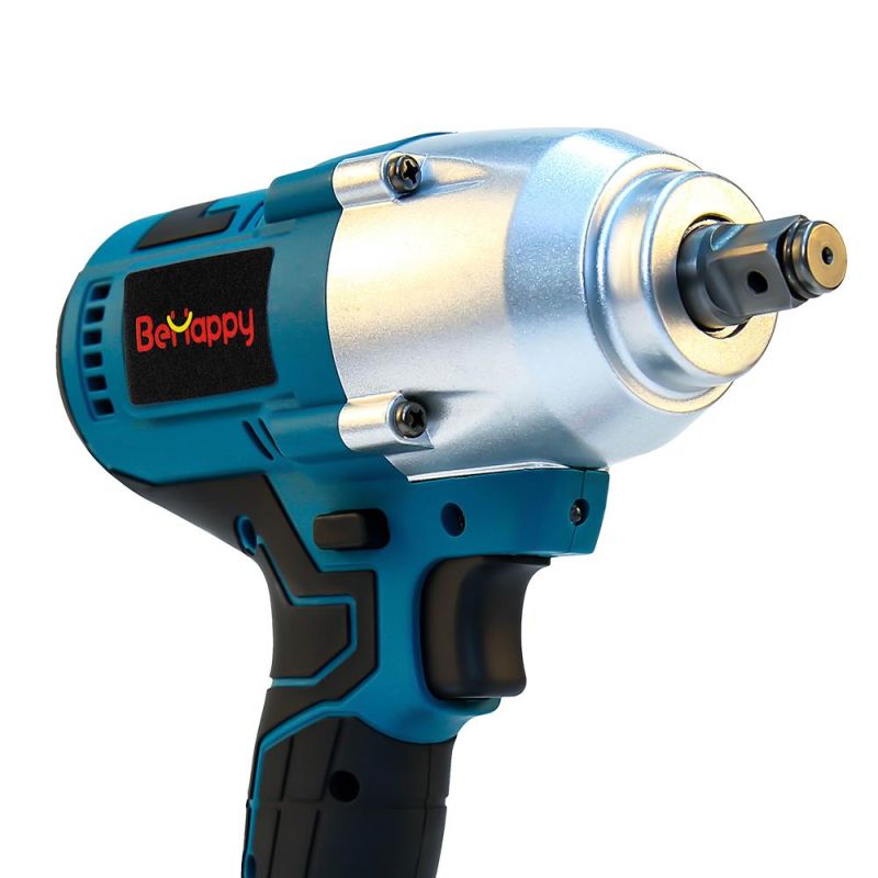 Behappy 21V Cordless Impact Wrench 1/2 Inch, Brushless, 240 FT-Lbs High Torque 2900 Rpm Impact Gun