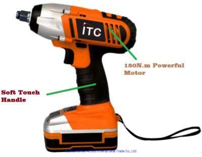 18V Max Power Lithium-Ion Battery Cordless Impact Wrench