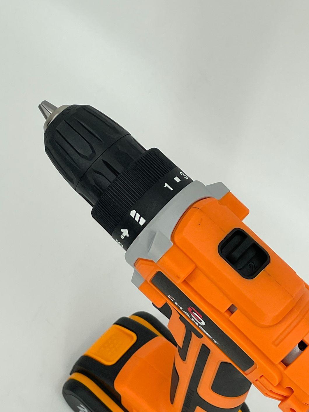 Cg-3007red Double Speed 12V 16.8V 21V Li-on Lithium Battery Professional Manufacturer Hand Rechargeable Forward and Reverse Impact Cordless Drill