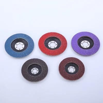 4.5&prime; &prime; 115mm Grit 40 Flap Disc for Metal Stainless Steel with Aluminum Oxide Zirconia Ceramic