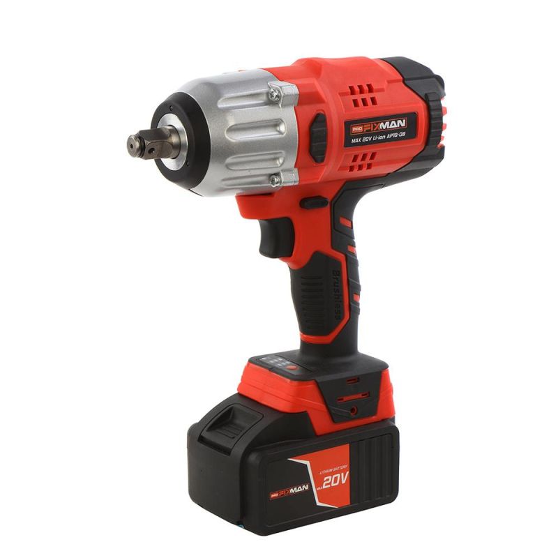 20V High Torque 600n. M Wrench Cordless Power Wrench Electric Wrench Power Tools Electric Tools Cordless Impact Wrench