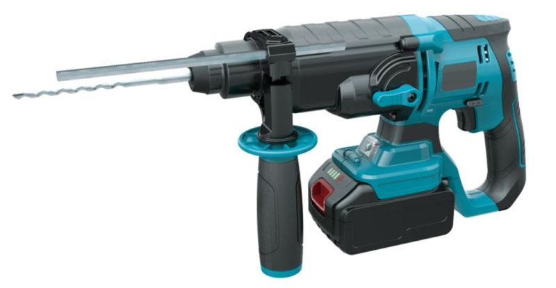 Cordless Rotary Hammer 2 Mode Type Battery Connected