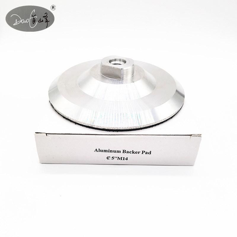 Daofeng 5inch 125mm Aluminium Hook and Loop Backer