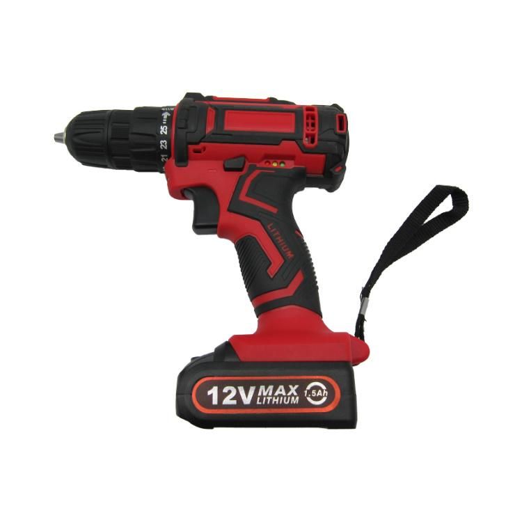 Cordless Electric Mini Drill Screwdriver with Li-ion Batteries 1300mAh 25+1 Torque Settings Power Drill Set