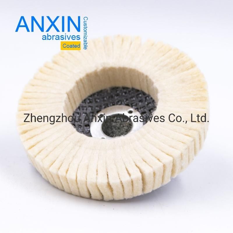 Wollen Felt Flap Disc with Vertical Type