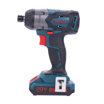 Ronix Model 8906K Brushless 280n. M 1/4 Inch Cordless Screwdriver Drilling Machine Impact Screwdriver