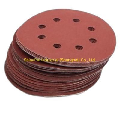Manufacturer Round Garnet Disc Sandpaper 5 Inch 125mm Sand Paper Abrasive